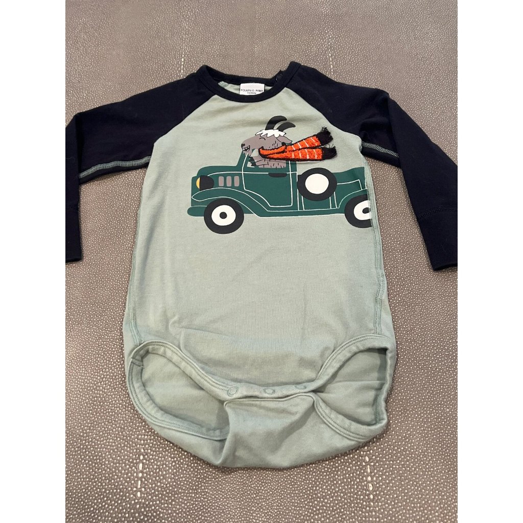 Polarn O. Pyret Goat Truck Onesie 9/12m (80) Vcuc